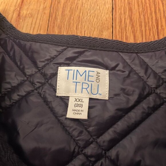 Navy blue J.Crew quilted jacket Women’s XXL - US... - Picture 3 of 4